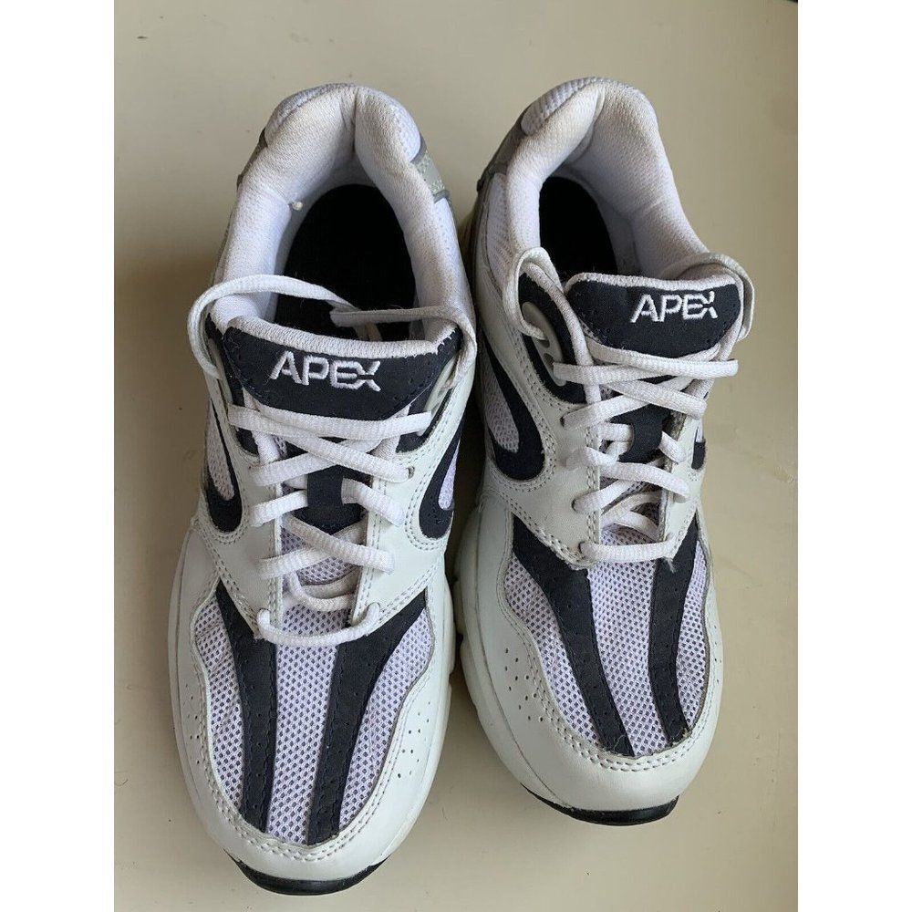 Apex X521 Boss Runner - White/Navy - Women's Size 8.5 - EUC